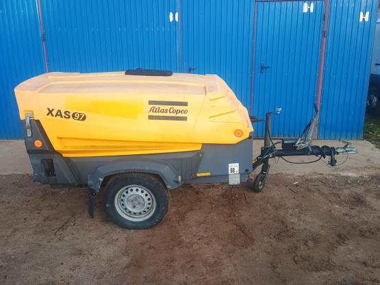  sprężarka powietrza , kompressor Atlas Copco Xas 97 2013 rok